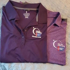 Relay For Life collar shirts